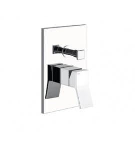 Gessi Eleganza Bateria Wannowo-natryskowa podtynkowa, element zewnętrzny chrom 53079.031 / 53079031