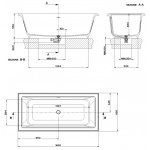 Gessi Eleganza Wanna Wolnostojąca biała 46715.521 / 46715521