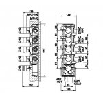 Gessi Element podtynkowy chrom 09268.031