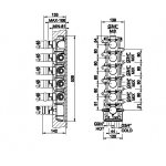 Gessi Element podtynkowy chrom 09263.031