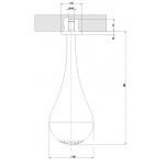 Gessi Goccia Deszczownica Sufitowa chrom 33751.031 / 33751031