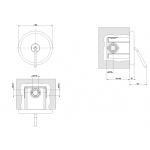 Gessi Goccia Mieszacz Podtynkowy chrom 33744.031 / 33744031