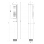 Gessi Goccia Słuchawka chrom 33754.031 / 33754031