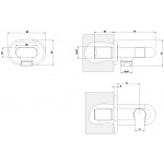 Gessi Goccia Uchwyt na Słuchawkę chrom 33761.031 / 33761031