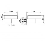 Gessi Habito Mydelniczka czarna/finox 66402.149