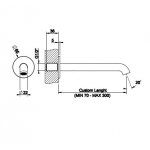 Gessi Habito Wylewka 7-30 finox 66104.149