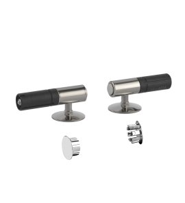 Gessi Habito Zawiasy wolnoopadające i boczne zaślepki chrom 39184.031