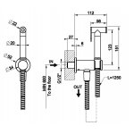 Gessi Habito Zawór bidetkowy chrom 14331.031