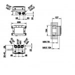 Gessi Hi-Fi Eclectic Bateria prysznicowa ścienna element podtynkowy chrom 63001.031