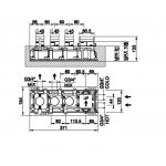 Gessi Hi-Fi Eclectic Bateria prysznicowa ścienna element podtynkowy chrom 63011.031