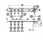 Gessi Hi-Fi Eclectic Bateria prysznicowa ścienna element podtynkowy chrom 63025.031