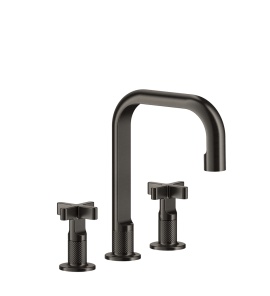 Gessi Inciso + Bateria umywalkowa trzyotworowa bez korka Chrom 58114.031 / 58114031