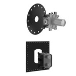 Gessi INCISO Mieszacz ścienny element podtynkowy Chrom 44665.031 / 44665031