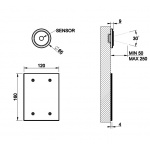 Gessi Inciso Mieszacz umywalkowy jednootworowa elektroniczny Chrom 58019.031 / 58019031