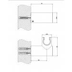 Gessi Inciso Shower Uchwyt na słuchawkę prysznicową Chrom 58160.031 / 58160031