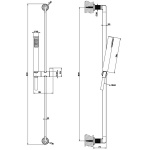 Gessi Inciso Shower Zestaw prysznicowy Chrom 58145.031 / 58145031