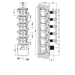 Gessi Inciso Wellness Bateria natryskowa termostatyczna podtynkowa Chrom 58350.031 / 58350031