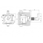 Gessi Inciso Wellness Zawór odcinający termostatyczny Chrom 58263.031 / 58263031