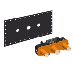 Gessi INCISO Zestaw podtynkowy Chrom 45089.031 / 45089031