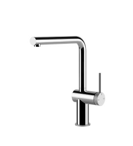 Gessi Inedito Bateria kuchenna z obrotową wylewką Chrom 60471.031