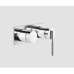 Gessi Ingranaggio Bateria wannowa/prysznicowa ścienna z przełącznikiem 2-drożnym część zewnętrzna chrom 63579.031