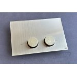 Gessi Ingranaggio Przycisk spłukujący brushed brass PVD 54641.727