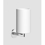 Gessi Ingranaggio Uchwyt ścienny na biały kubek chrom 63807.031