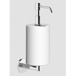 Gessi Ingranaggio Uchwyt ścienny na biały dozownik mydła chrom 63813.031