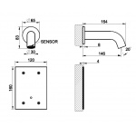 Gessi INTRECCIO Część zewnętrzna mieszacza ściennego steel brushed 54114.239 / 54114239
