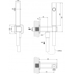 Gessi Ispa Bidetka 1/2" chrom 33823.031 / 33823031
