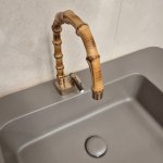 Gessi Jacqueline Bateria umywalkowa warm bronze brushed pvd 77201.726