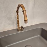 Gessi Jacqueline Bateria umywalkowa warm bronze brushed pvd 77201.726