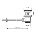 Gessi Korek Umywalkowy chrom 29263.031 / 29263031