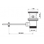 Gessi Korek Umywalkowy chrom 29264.031 / 29264031