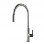Gessi Mesh Bateria kuchenna jednouchwytowa 1-otworowa Finox/Matte Black 60003.599