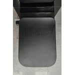 Gessi Miska wisząca z deską wolnoopadającą czarny mat 39118.532