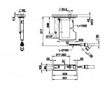Gessi Moduł do prysznica ręcznego element podtynkowy steel brushed 54594.239