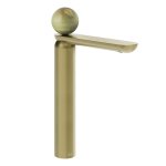 Gessi Perle Bateria umywalkowa brass brushed pvd/green onyx 74504.727