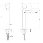 Gessi Perle Bateria umywalkowa brass brushed pvd/green onyx 74504.727