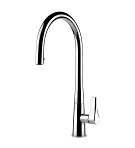 Gessi Proton Bateria kuchenna z obrotową i wyciąganą wylewką Chrom 17153.031