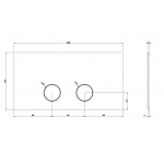 Gessi Przycisk spłukujący Chrom 54613.031 / 54613031