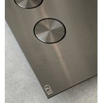   Gessi Przycisk spłukujący Black Metal Brushed PVD 54611.707