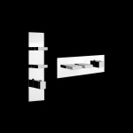 Gessi Rettangolo Bateria Wannowo-natryskowa Termostatyczna Podtynkowa chrom 43024.031 / 43024031
