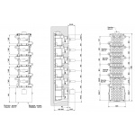 Gessi Rettangolo Bateria Wannowo-natryskowa Termostatyczna Podtynkowa chrom 43220.031 / 43220031