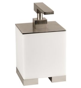 Gessi Rettangolo Dozownik na mydło (biały) chrom 20837.031 / 20837031