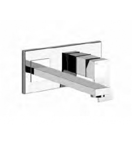 Gessi Rettangolo K Bateria umywalkowa podtynkowa - element zewnętrzny chrom 53090.031 / 53090031