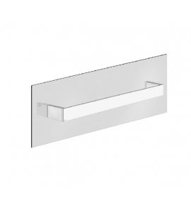 Gessi Rettangolo Wieszak na ręczniki ścienny do mocowania na szkle 45 cm chrom 20963.031