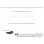 Gessi Rigato Centralna osłona odpływu liniowego Chrom 67561.031