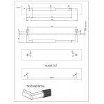 Gessi Rigato Wieszak na ręcznik 450 mm Chrom 67543.031