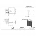 Gessi Diamantato Zacisk do ścianki kabiny prysznicowej Ściana-szkło Chrom 67606.031